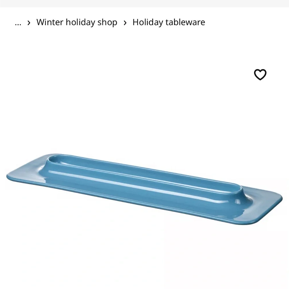 Gustaf Westman x IKEA Blue Serving Plate